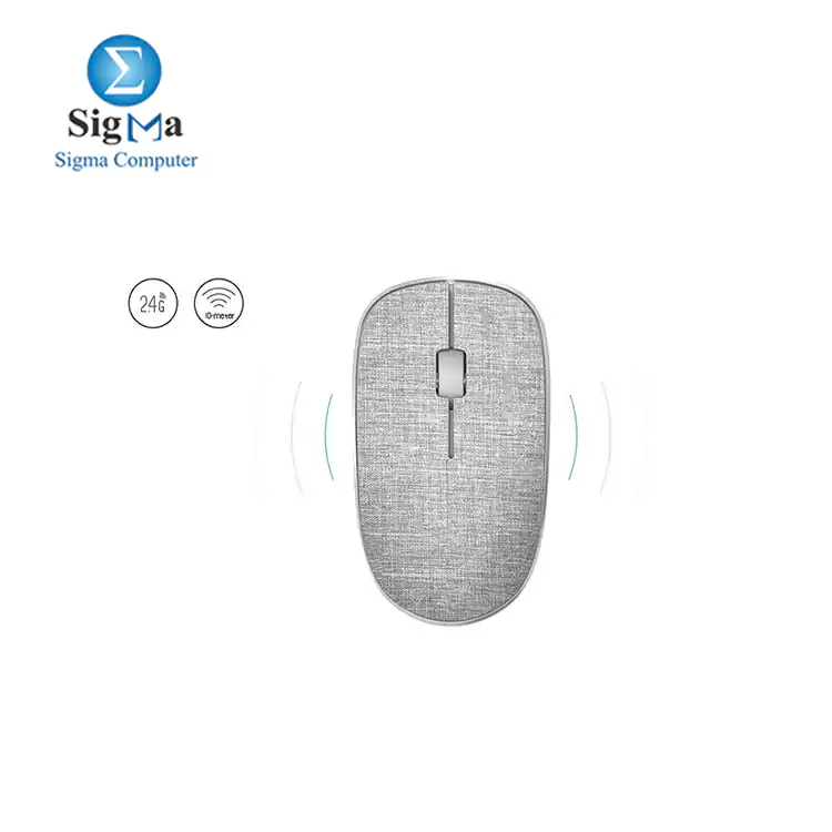 RAPOO 3510 Plus 2.4GHz Wireless Optical Fabric Mouse Grey