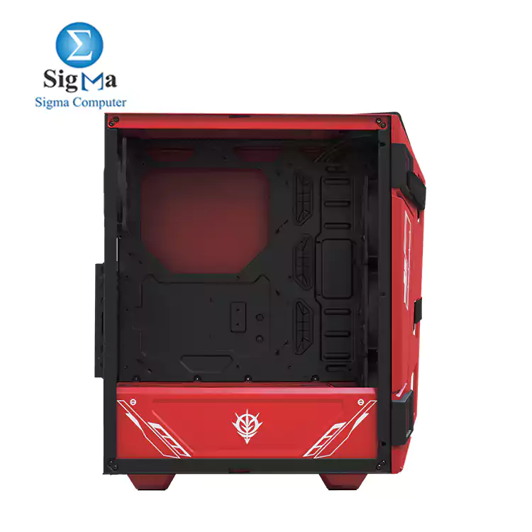 ASUS TUF Gaming GT301 ZAKU II EDITION ATX mid-tower compact case with tempered glass side panel