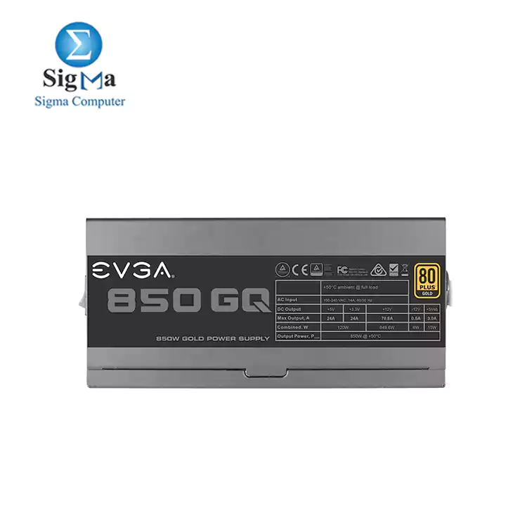 EVGA 850 GQ  80  GOLD 850W  Semi Modular  EVGA ECO Mode Power Supply 210-GQ-0850-V2