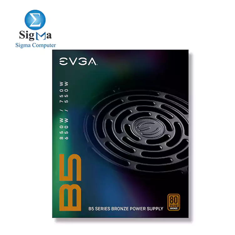 EVGA 850 B5  80 Plus BRONZE 850W  Fully Modular  EVGA ECO Mode Compact 150mm Size  Power Supply 220-B5-0850-V2