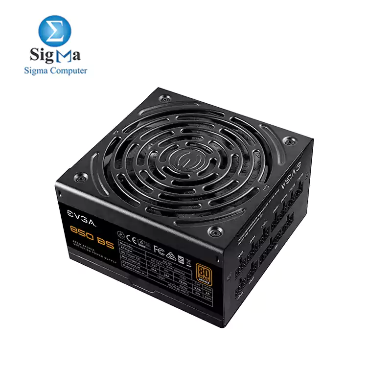 EVGA 850 B5  80 Plus BRONZE 850W  Fully Modular  EVGA ECO Mode Compact 150mm Size  Power Supply 220-B5-0850-V2