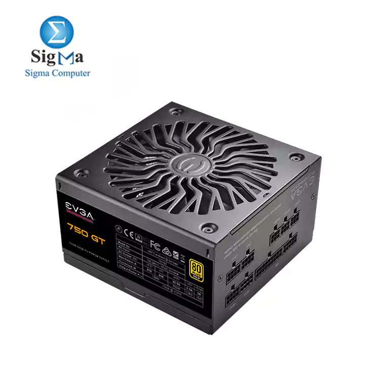 EVGA SuperNOVA 750 GT  80 Plus Gold 750W  Fully Modular Auto Eco Mode with FDB Fan Includes  Power Supply 220-GT-0750-Y2