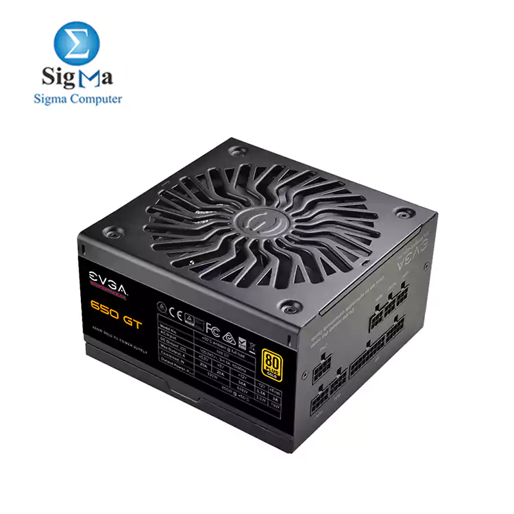 EVGA SuperNOVA 650 GT, 80 Plus Gold 650W, Fully Modular Compact 150mm Size Power Supply 220-GT-0650-Y2