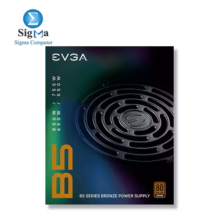 EVGA 650 B5, 80 Plus BRONZE 650W, Fully Modular Compact 150mm Size Power Supply 220-B5-0650-V2