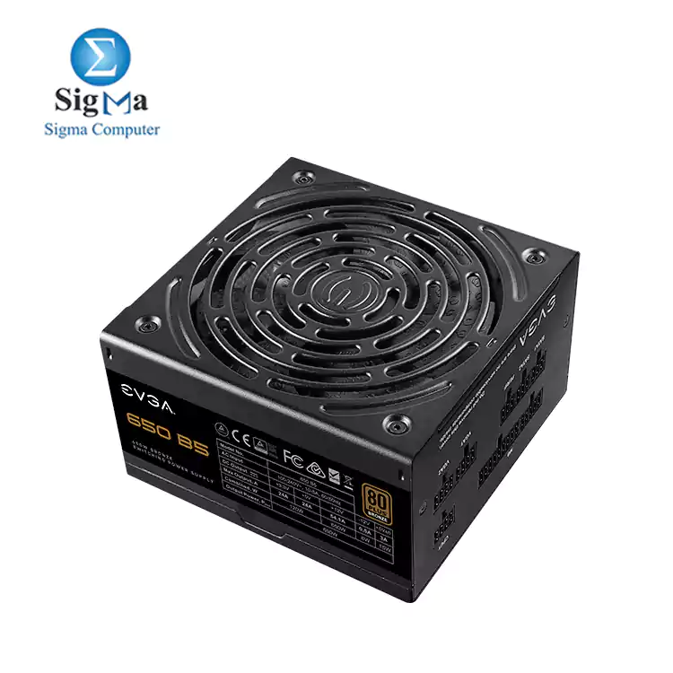 EVGA 650 B5, 80 Plus BRONZE 650W, Fully Modular Compact 150mm Size Power Supply 220-B5-0650-V2