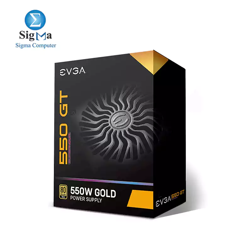 EVGA SuperNOVA 550 GT  80 Plus Gold 550W  Fully Modular Auto Eco Mode with FDB Fan Compact 150mm Size  Power Supply 220-GT-0550-Y2