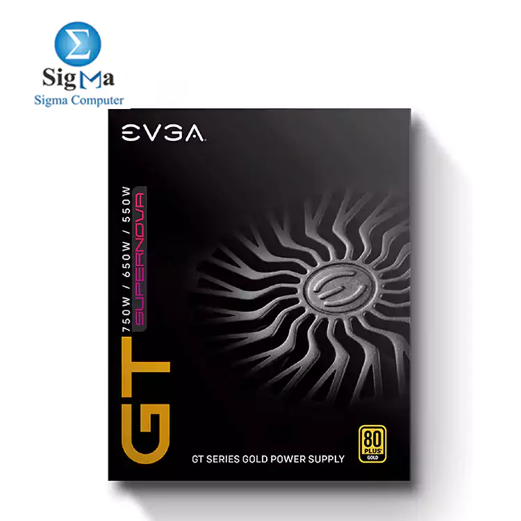 EVGA SuperNOVA 550 GT, 80 Plus Gold 550W, Fully Modular Auto Eco Mode with FDB Fan Compact 150mm Size, Power Supply 220-GT-0550-Y2