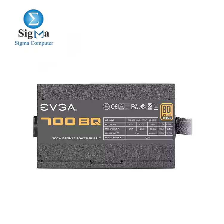 EVGA 700 BQ  80  BRONZE 700W  Semi Modular Power Supply 110-BQ-0700-V2