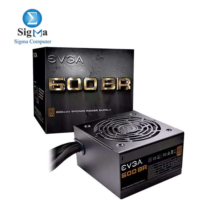 EVGA 600 BR, 80+ BRONZE 600W Power Supply 100-BR-0600-K2