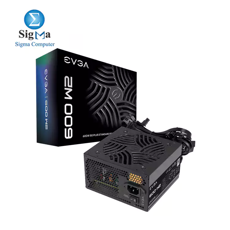 EVGA 600 W2, 80+ 600W Power Supply 100-W2-0600-K2