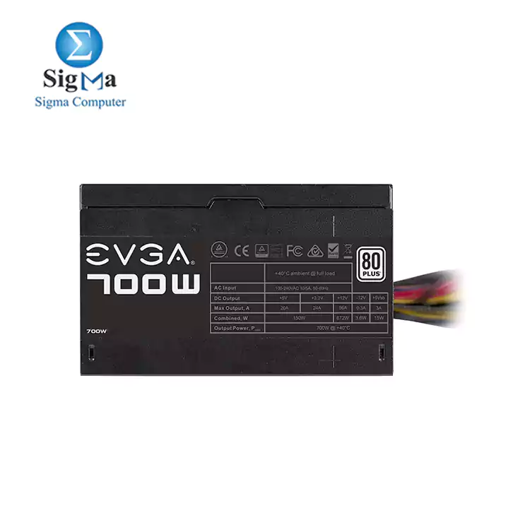 Evga 700 W1  80  700W  Power Supply 100-W1-0700-K2