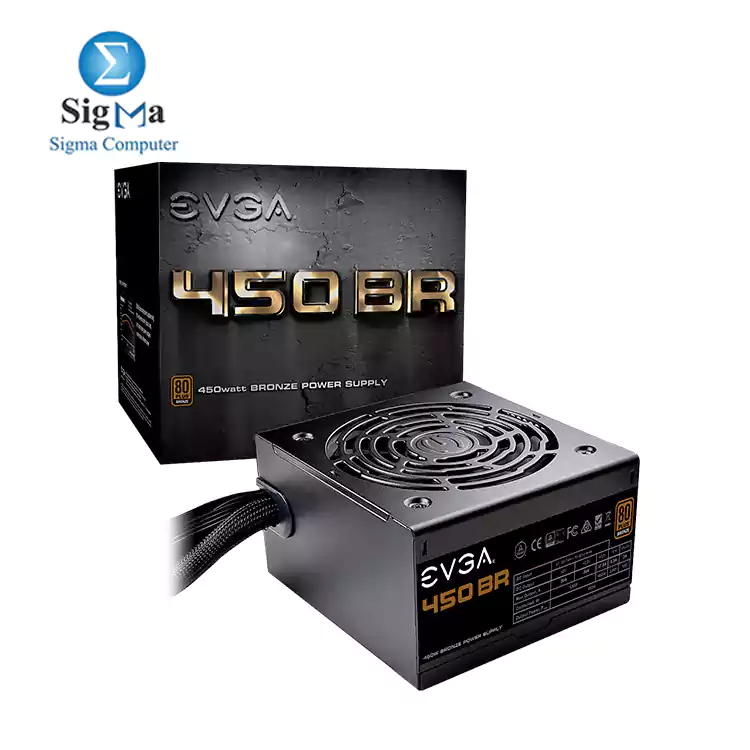 EVGA 450 BR  80  BRONZE 450W Power Supply 100-BR-0450-K2