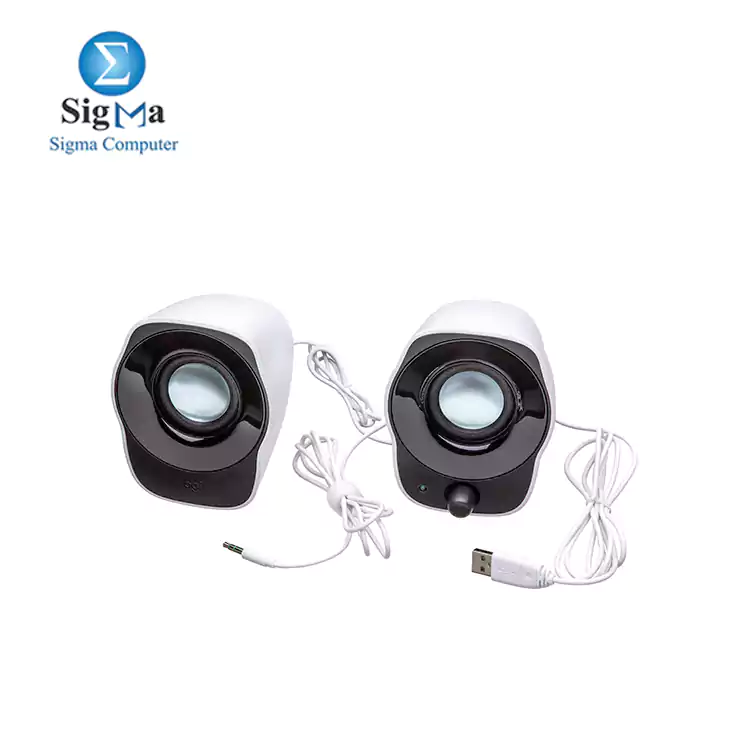 Logitech Z120 COMPACT STEREO SPEAKERS BLACK WHITE 980 000513