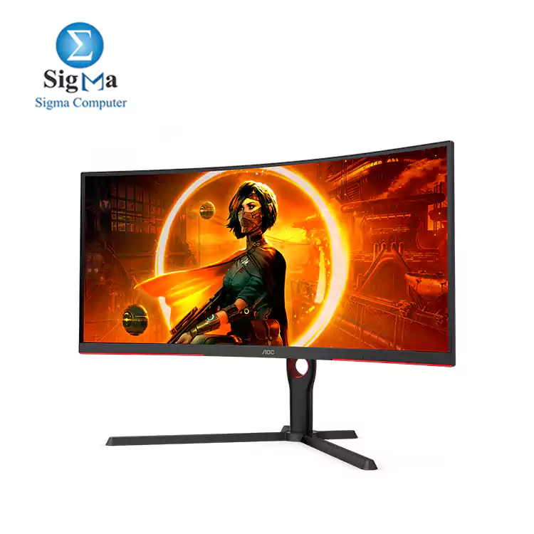 AOC MONITOR CU34G3S/BK 34 INSH VA 165Hz 1ms Freesync Premium SRGB CURVED