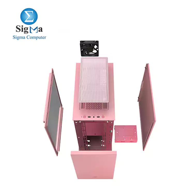 DEEPCOOL MACUBE 110 Micro ATX Computer Case - Gaming Pink