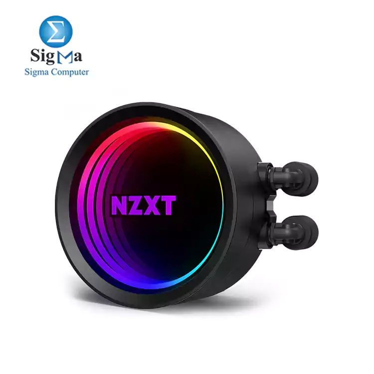 NXZT Kraken X63 RGB 280mm Liquid Cooler with RGB PUMP Rotating Infinity Mirror Design RL-KRX63-R1