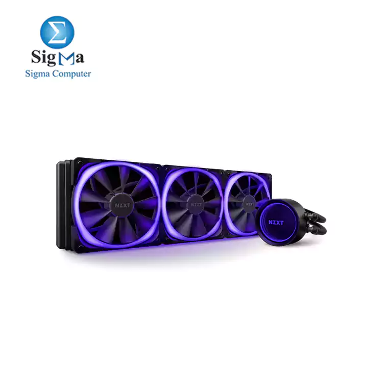 NZXT Kraken X73 RGB 360mm Liquid Cooler with RGB PUMP Rotating Infinity Mirror Design   