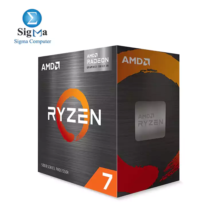 CPU-AMD-RYZEN 7 5700G - 8-core, 16-thread desktop processor with Radeon graphics