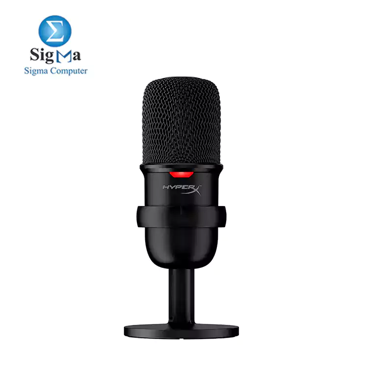 HyperX SoloCast - USB Condenser Microphone for Gaming  for PC  PS4  PS5 and Mac  Tap to Mute Sensor 