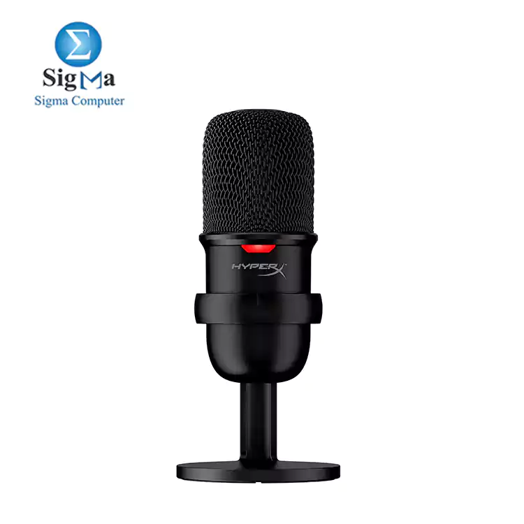 HyperX SoloCast - USB Condenser Microphone for Gaming, for PC, PS4, PS5 and Mac, Tap to Mute Sensor 