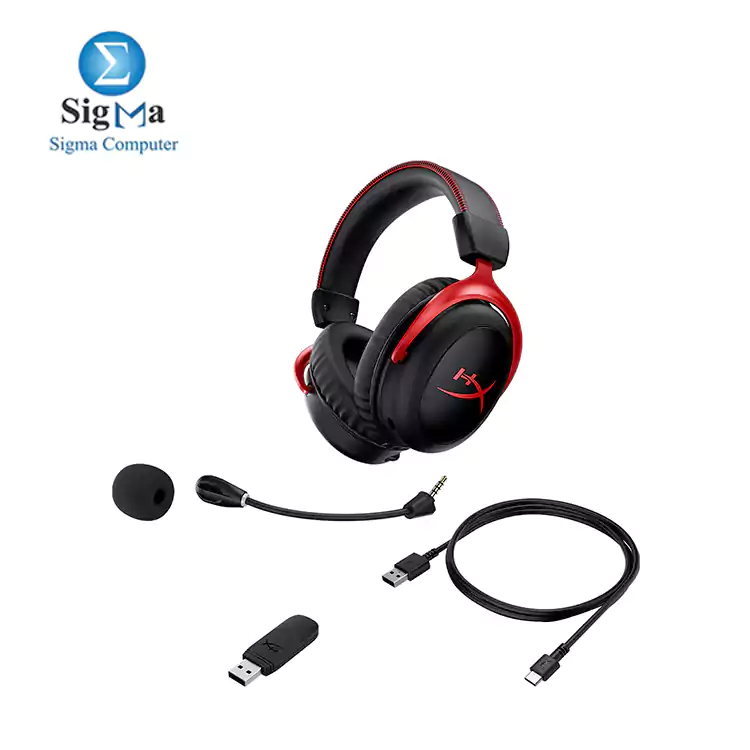 HyperX Cloud II Gaming Headset 7.1 Surround Sound Wireless HHSC2X-BA-RD/G