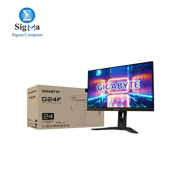 GIGABYTE Gaming Monitor G24F 24 Response Time 1ms  MPRT    Refresh Rate 165Hz 90  DCI-P3  FreeSync Premium 