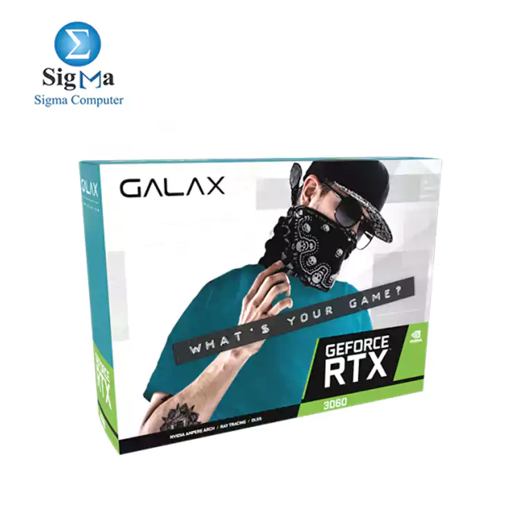 GALAX GeForce RTX    3060  1-Click OC  12GB GDDR6 192-bit DP 3 HDMI - 36NOL7MD1VOC