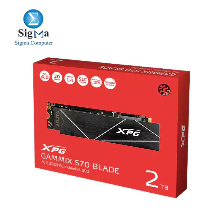 XPG GAMMIX S70 2TB BLADE PCIe Gen4x4 M.2 2280 Solid State Drive