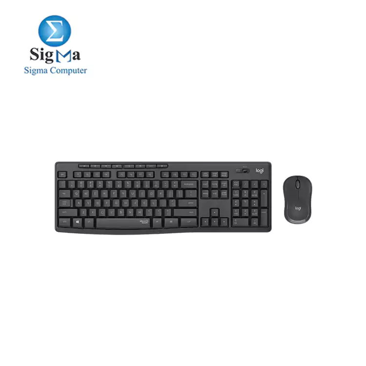 LOGITECH MK295 Wireless mouse and keyboard combo with SilentTouch technology - BLACK - 920-009801