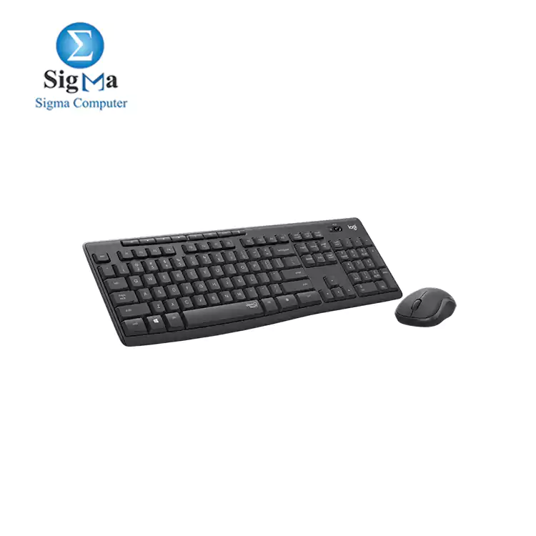 LOGITECH MK295 Wireless mouse and keyboard combo with SilentTouch technology - BLACK - 920-009801