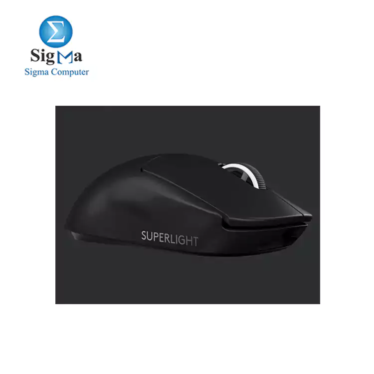 Logitech G PRO X SUPERLIGHT features a HERO sensor  100-25 600 DPI   LIGHTSPEED wireless  70h battery life  1ms report rate  and weighs under 63g 910-005881