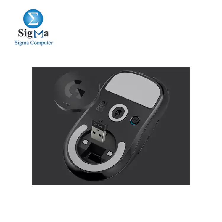 Logitech G PRO X SUPERLIGHT features a HERO sensor  100-25 600 DPI   LIGHTSPEED wireless  70h battery life  1ms report rate  and weighs under 63g 910-005881