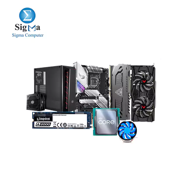 INTEL CORE I5 11500 -GAMMAXX 200T - Z490-A GAMING -PATRIOT 3200MHZ 16G - PNY GTX 1660 Ti -XLR8 Gaming -A2000 NVMe 250GB SSD - MB520 CASE POWER SUPPLY ELITEV4 600W 80 PLUS