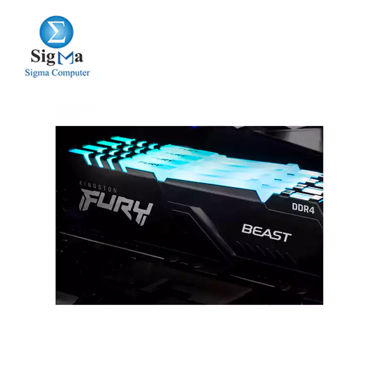 Kingston Fury Beast RGB 16GB DDR4 3200MHz CL 16-20-20  KF432C16BBA