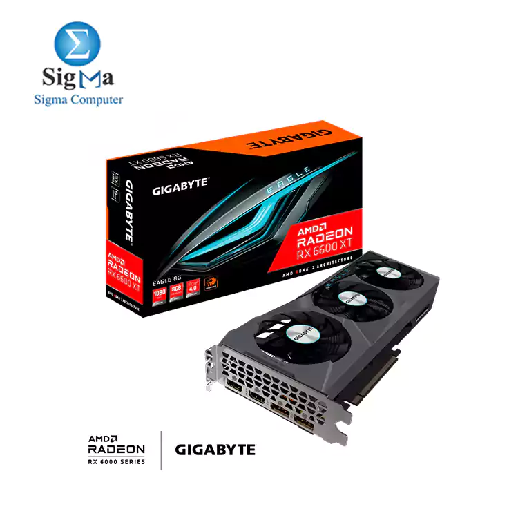 GIGABYTE Radeon    RX 6600 XT EAGLE 8G