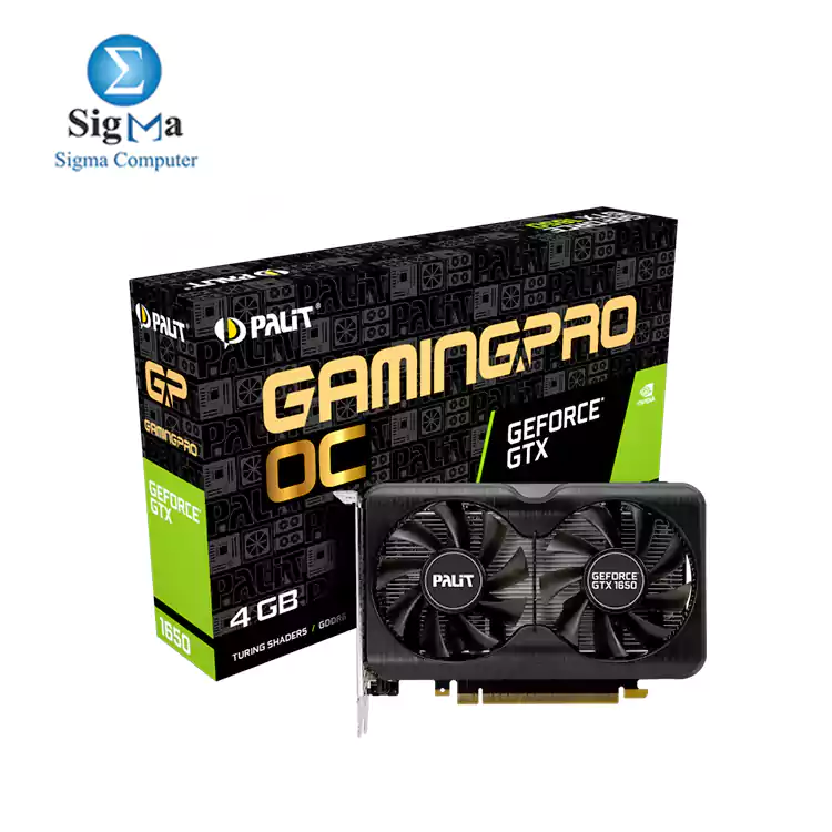 PALIT GeForce   GTX 1650 GAMING PRO OC 4GB GDDR6