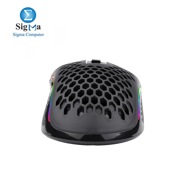 Redragon M808 Storm Lightweight RGB Gaming Mouse, 85g Ultralight Honeycomb Shell