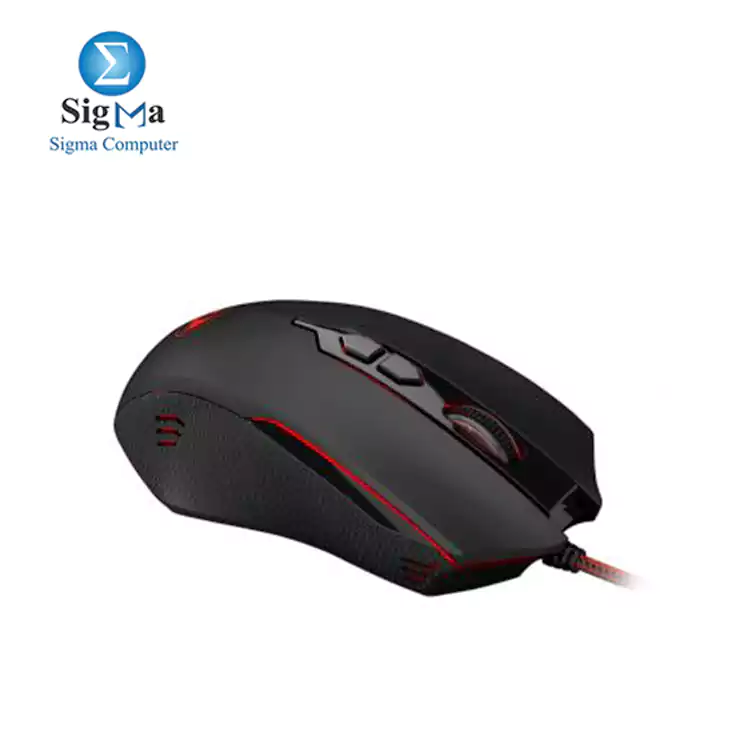 Redragon Inquisitor 2 M716A Gaming Mouse, 7200 DPI, USB, 2 Million Clicks - Black I M716A