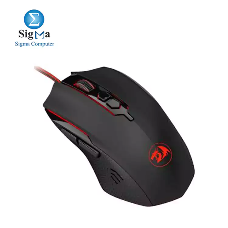 Redragon Inquisitor 2 M716A Gaming Mouse  7200 DPI  USB  2 Million Clicks - Black I M716A