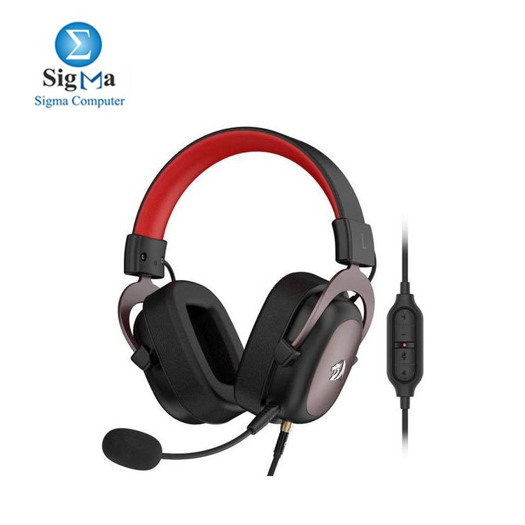 Redragon H510 Zeus2 7.1 Gaming Headset -  Surround Sound - Black/Red