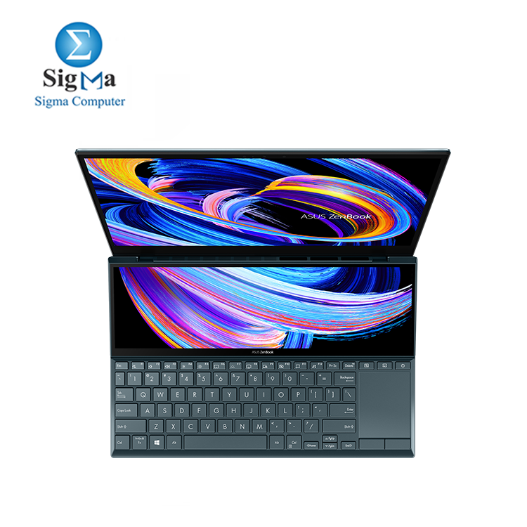 Asus ZenBook Duo 14 UX482EG-KA087T-Intel Corei7 1165G7-16GB RAM-1TB SSD-MX450 2GB-14 Inch Touch FHD-Win10 