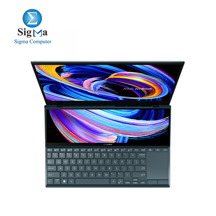 Asus ZenBook Duo 14 UX482EG-KA087T-Intel Corei7 1165G7-16GB RAM-1TB SSD-MX450 2GB-14 Inch Touch FHD-Win10	