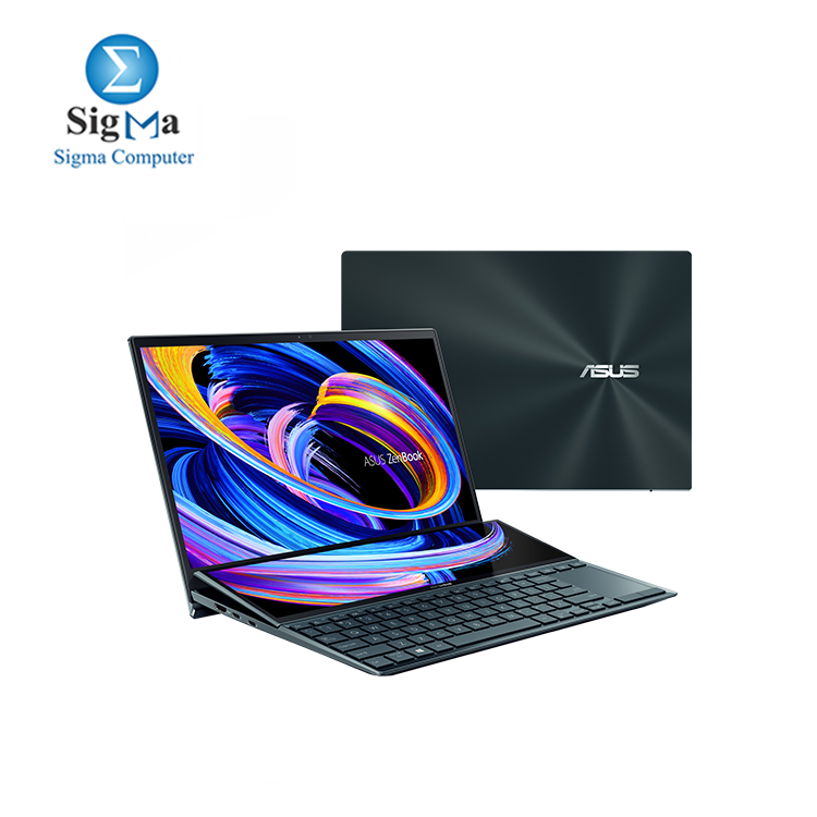 Asus ZenBook Duo 14 UX482EG-KA087T-Intel Corei7 1165G7-16GB RAM-1TB SSD-MX450 2GB-14 Inch Touch FHD-Win10	