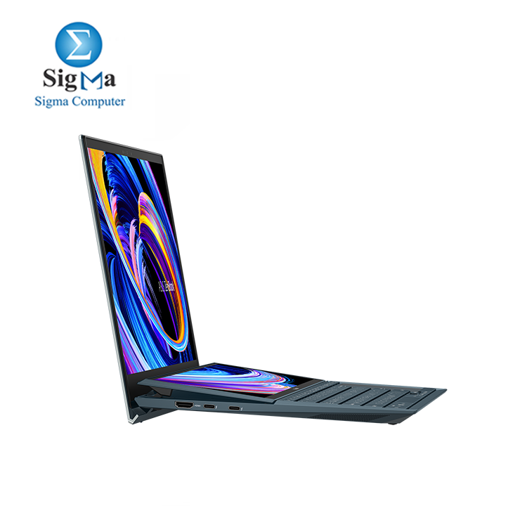 Asus ZenBook Duo 14 UX482EG-KA087T-Intel Corei7 1165G7-16GB RAM-1TB SSD-MX450 2GB-14 Inch Touch FHD-Win10	