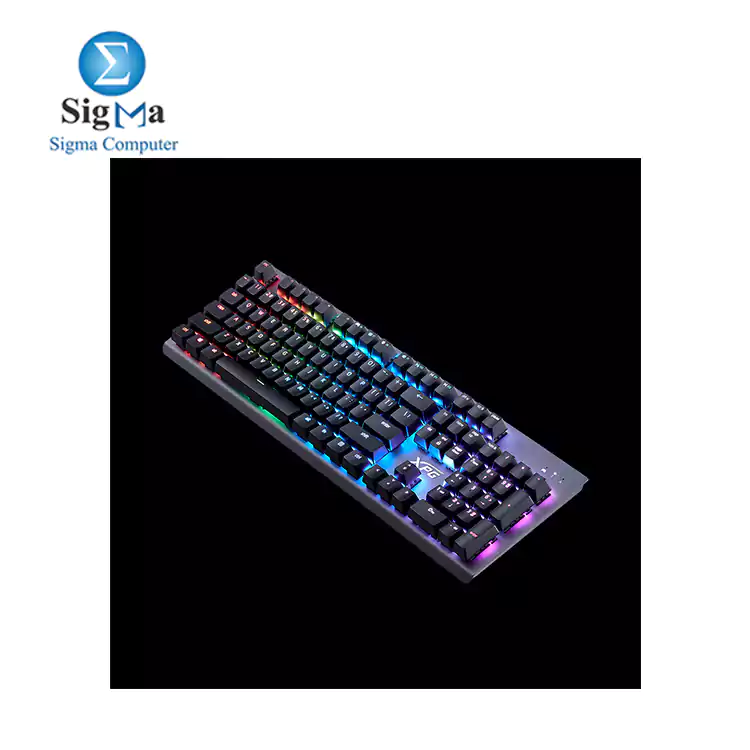 XPG MAGE Mechanical Gaming Keyboard RGB Backlit Linear and Quiet Red Switch  Detachable USB Type-C Cable  and Anti-ghosting  Full Size Keyboard  MAGE104RD-BKCWW 