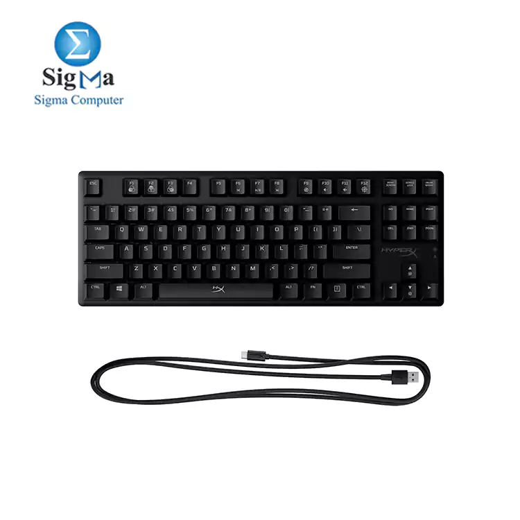 HyperX Alloy Origins Core Tenkeyless Mechanical Gaming Keyboard, HyperX Red, Arabic layout HX-KB7RDX-AR