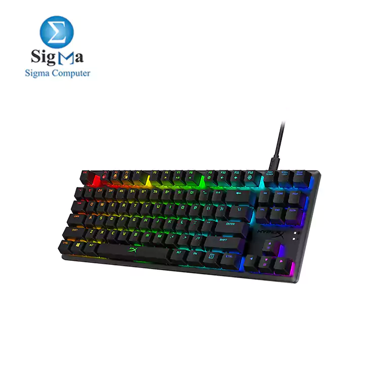 HyperX Alloy Origins Core Tenkeyless Mechanical Gaming Keyboard  HyperX Red  Arabic layout HX-KB7RDX-AR