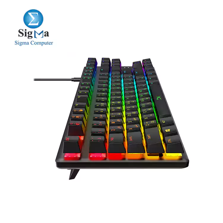 HyperX Alloy Origins Core Tenkeyless Mechanical Gaming Keyboard, HyperX Red, Arabic layout HX-KB7RDX-AR