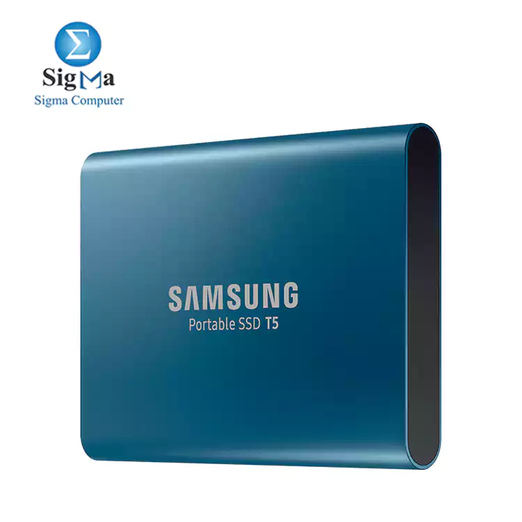 SAMSUNG Portable SSD T5 USB 3.1 500GB EXTERNAL SOILD STATE DRIVE (Blue)