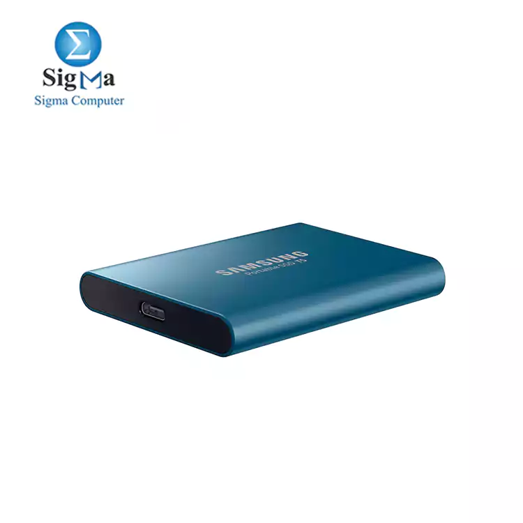 SAMSUNG Portable SSD T5 USB 3.1 500GB EXTERNAL SOILD STATE DRIVE (Blue)